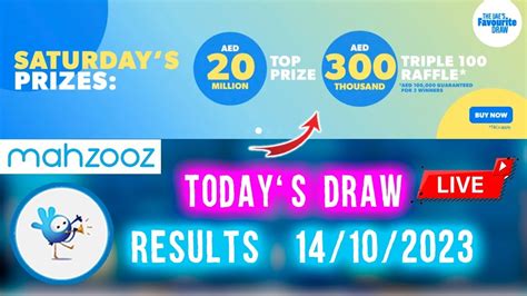 mahzooz results today live youtube|Watch the Weekly Draw and Check the Previous Draw Results.